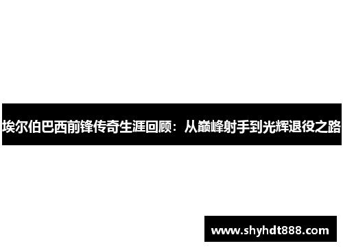 埃尔伯巴西前锋传奇生涯回顾：从巅峰射手到光辉退役之路